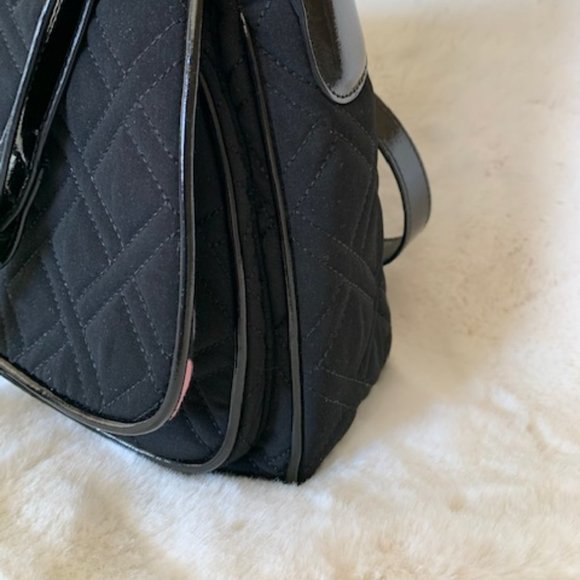 Black Vera Bradley Microfiber Bag - Picture 4 of 14